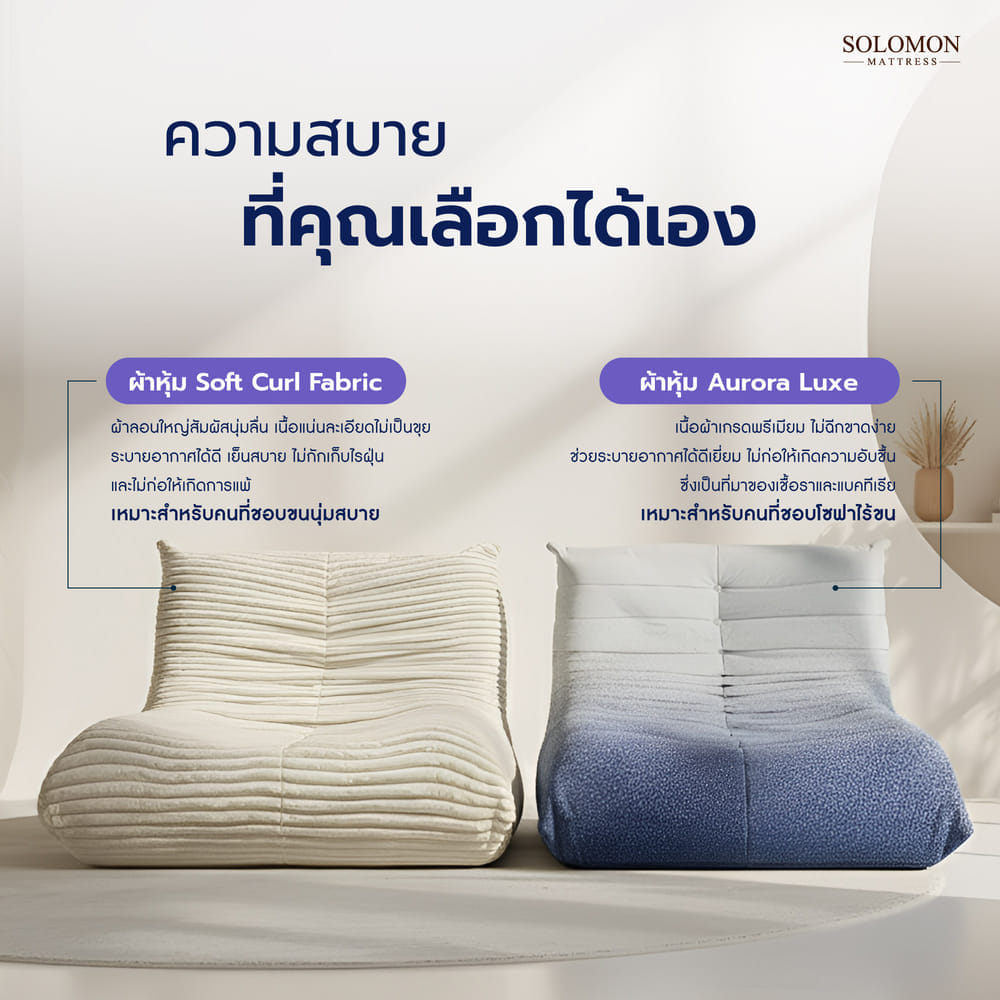 โซฟา SOLOMON รุ่น MORI สีฟ้า